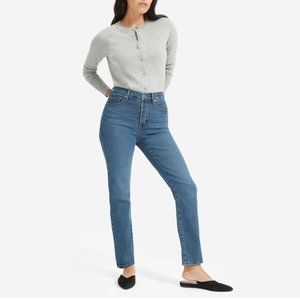 Everlane high-rise cigarette jeans, Sz 26